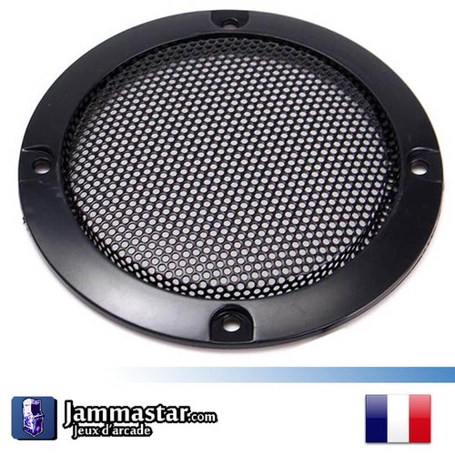 Grille haut parleur - grille, noire